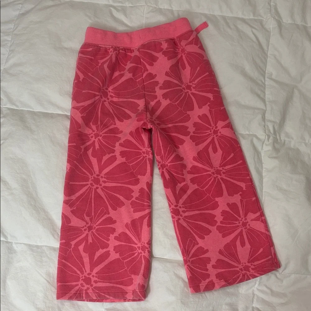 GAP Kids Pink Floral sweatpant Bottoms